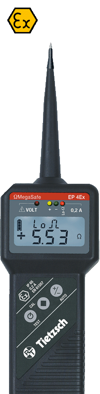 ΩMegaSafe EP 4Ex Low-Impedance Meter