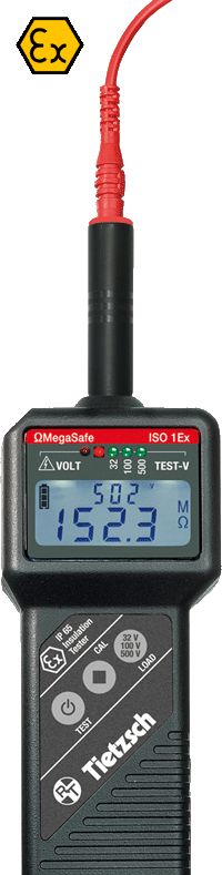 ΩMegaSafe ISO ISO 1Ex Insulation Tester